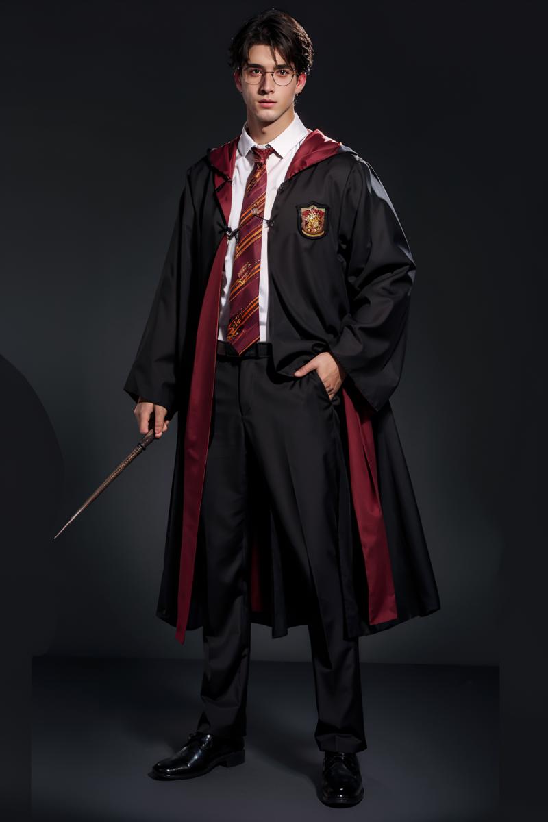 00918-1813634507-1boy, black_background, black_footwear, black_hair, black_pants, full_body, glasses, hogwarts_school_uniform, male_focus, neckti.png